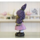 Декоративная статуэтка девочка Лаванда h16см Гранд Презент 1003609-3 роз.платье