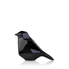 Статуэтка полигональная Птица черная керамика 14*8*10.5 см Гранд Презент 2507-10,5 черная
