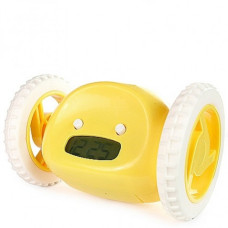 Убегающий будильник на колесиках Yellow