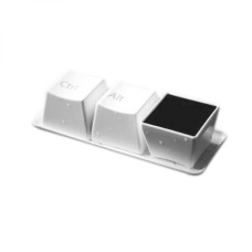 Оригинальные чашки кнопки Ctrl Alt Del white
