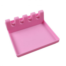 Кухонная пластикова подставка для ложек Pink