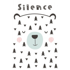 Постер в рамке Silence 30х40 см