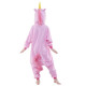 Детская пижама кигуруми Единорог (розовый) 130 см