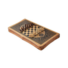 Набор игры 3в1 Шахматы, Шашки и Нарды (46х46 см) Гранд Презент В4825