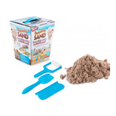 Кинетический песок Squishy Sand с лопаткой, роликом, ножом