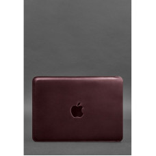 Шкіряний чохол для MacBook Air / Pro 13 '' Бордовий