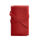 Жіночий шкіряний блокнот (Софт-бук) 1.0 Червоний