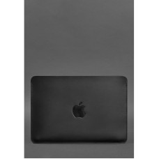 Горизонтальний шкіряний чохол для MacBook Air / Pro 13 '' Чорний