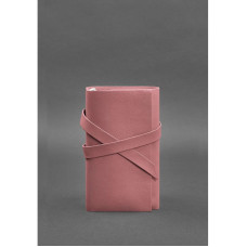 Жіночий шкіряний блокнот (Софт-бук) 1.0 Рожевий