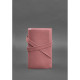 Жіночий шкіряний блокнот (Софт-бук) 1.0 Рожевий