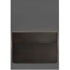 Шкіряний чохол-конверт на магнітах для MacBook Pro 15-16 '' Темно-коричневий