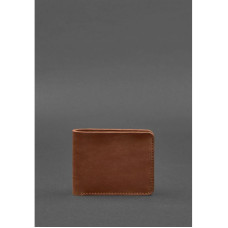 Чоловіче шкіряне портмоне 4.1 (4 кишені) світло-коричневе