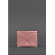 Жіноча шкіряна візитниця 5.0 рожева