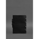 Шкіряний блокнот з датованим блоком (Софт-бук) 9.1 чорний