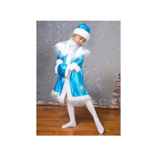 Детский карнавальный костюм Снегурочка Бирюзовый
