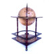 Глобус бар угловой Зодиак кремовый сфера 42 см Гранд Презент 42014N-1
