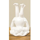 Статуэтка лягушка Чарльз белая керамика h15см Гранд Презент 7053600