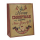 Подарункова коробка Веселе Різдво паперова 26X12X33см 10024337