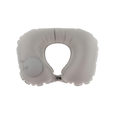 Надувная подушка со встроенной помпой Travel Neck Pillow Серая